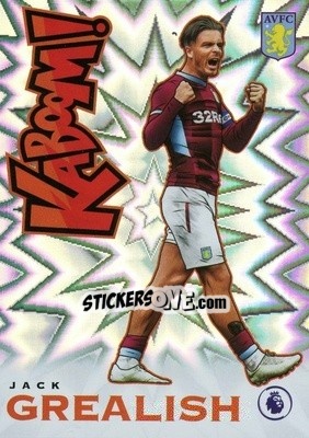 Sticker Jack Grealish - English Premier League 2019-2020. Prizm. Breakaway version n. k18 - Panini