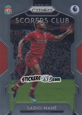 Sticker Sadio Mane - English Premier League 2019-2020. Prizm. Breakaway version n. sc6 - Panini