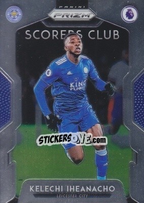 Sticker Kelechi Iheanacho - English Premier League 2019-2020. Prizm. Breakaway version - Panini