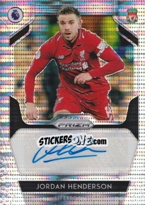 Sticker Jordan Henderson - English Premier League 2019-2020. Prizm. Breakaway version n. s28 - Panini