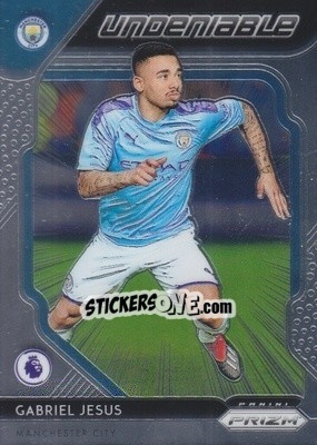 Sticker Gabriel Jesus - English Premier League 2019-2020. Prizm. Breakaway version n. u3 - Panini