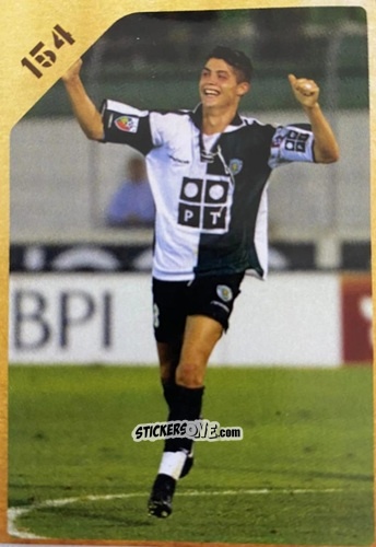 Sticker Cristiano Ronaldo - Sporting 1906-2012 n. 154 - NO EDITOR