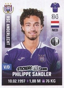 Sticker Philippe Sandler - Belgian Pro League 2019-2020 - Panini