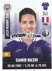 Figurina Samir Nasri - Belgian Pro League 2019-2020 - Panini