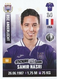 Sticker Samir Nasri - Belgian Pro League 2019-2020 n. 11 - Panini