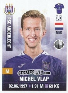 Sticker Michel Vlap - Belgian Pro League 2019-2020 n. 13 - Panini