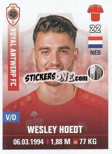 Figurina Wesley Hoedt - Belgian Pro League 2019-2020 - Panini
