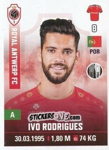 Sticker Ivo Rodrigues - Belgian Pro League 2019-2020 n. 41 - Panini