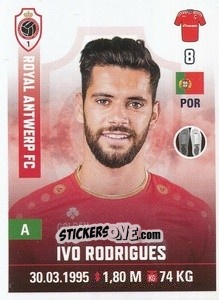 Cromo Ivo Rodrigues - Belgian Pro League 2019-2020 - Panini