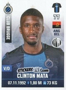 Cromo Clinton Mata - Belgian Pro League 2019-2020 - Panini