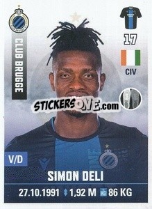 Cromo Simon Deli - Belgian Pro League 2019-2020 - Panini