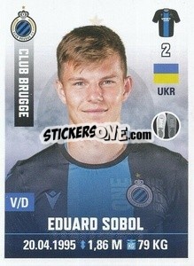 Cromo Eduard Sobol - Belgian Pro League 2019-2020 - Panini