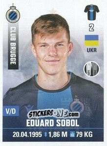 Sticker Eduard Sobol - Belgian Pro League 2019-2020 n. 73 - Panini