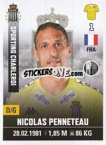 Cromo Nicolas Penneteau - Belgian Pro League 2019-2020 - Panini