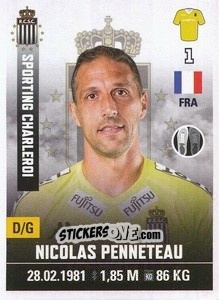 Sticker Nicolas Penneteau - Belgian Pro League 2019-2020 - Panini