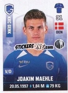 Figurina Joakim Maehle - Belgian Pro League 2019-2020 - Panini