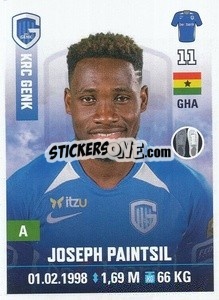 Cromo Joseph Paintsil - Belgian Pro League 2019-2020 - Panini