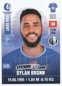 Sticker Dylan Bronn - Belgian Pro League 2019-2020 n. 154 - Panini