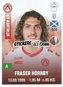 Cromo Fraser Hornby - Belgian Pro League 2019-2020 - Panini
