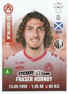 Sticker Fraser Hornby - Belgian Pro League 2019-2020 n. 188 - Panini