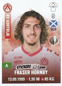 Figurina Fraser Hornby - Belgian Pro League 2019-2020 - Panini