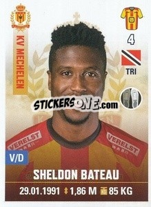 Cromo Sheldon Bateau - Belgian Pro League 2019-2020 - Panini