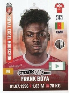Figurina Frank Boya - Belgian Pro League 2019-2020 n. 223 - Panini