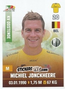 Cromo Michiel Jonckheere - Belgian Pro League 2019-2020 - Panini