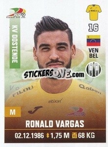 Sticker Ronald Vargas - Belgian Pro League 2019-2020 - Panini