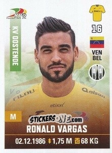 Cromo Ronald Vargas - Belgian Pro League 2019-2020 - Panini