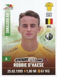 Sticker Robbie D'Haese - Belgian Pro League 2019-2020 n. 248 - Panini