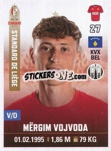 Figurina Mergim Vojvoda - Belgian Pro League 2019-2020 - Panini