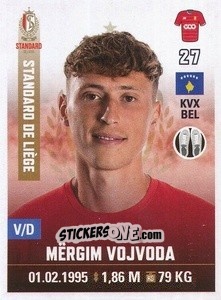 Figurina Mergim Vojvoda - Belgian Pro League 2019-2020 - Panini