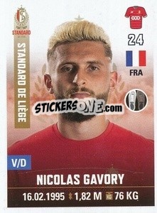 Figurina Nicolas Gavory - Belgian Pro League 2019-2020 - Panini