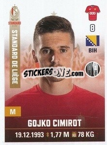 Figurina Gojko Cimirot - Belgian Pro League 2019-2020 - Panini