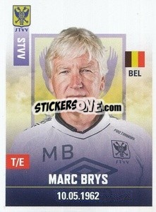 Sticker Marc Brys - Belgian Pro League 2019-2020 - Panini