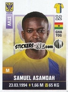 Cromo Samuel Asamoah - Belgian Pro League 2019-2020 - Panini