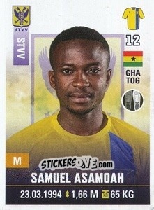 Cromo Samuel Asamoah - Belgian Pro League 2019-2020 - Panini