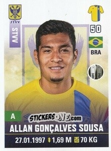 Sticker Allan Gonçalves Sousa - Belgian Pro League 2019-2020 n. 293 - Panini