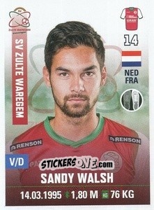 Cromo Sandy Walsh - Belgian Pro League 2019-2020 - Panini