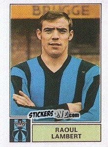 Sticker Raoul Lambert 72-73 - Belgian Pro League 2019-2020 n. 337 - Panini