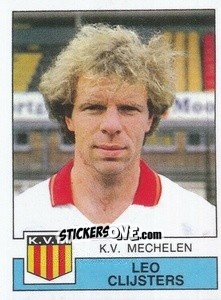 Sticker Leo Clijsters 87-88