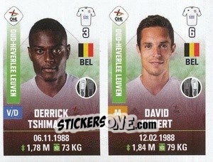 Sticker Derrick Tshimanga / David Hubert - Belgian Pro League 2019-2020 n. 403 - Panini