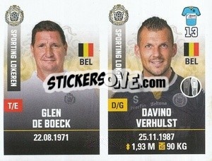 Sticker Glen de Boeck / Davino Verhulst