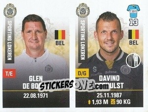 Sticker Glen de Boeck / Davino Verhulst - Belgian Pro League 2019-2020 n. 411 - Panini