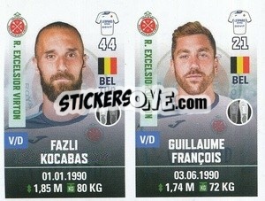 Cromo Fazli Kocabas / Guillaume François - Belgian Pro League 2019-2020 - Panini