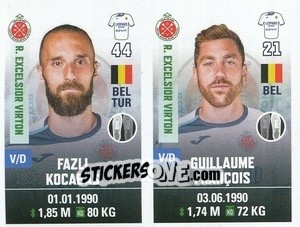 Cromo Fazli Kocabas / Guillaume François - Belgian Pro League 2019-2020 - Panini