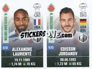 Sticker Alexandre Laurienté / Edisson Jordanov - Belgian Pro League 2019-2020 - Panini