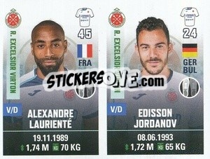 Sticker Alexandre Laurienté / Edisson Jordanov - Belgian Pro League 2019-2020 n. 458 - Panini
