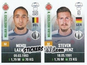 Sticker Mehdi Lazaar / Steven Lewerenz - Belgian Pro League 2019-2020 n. 461 - Panini